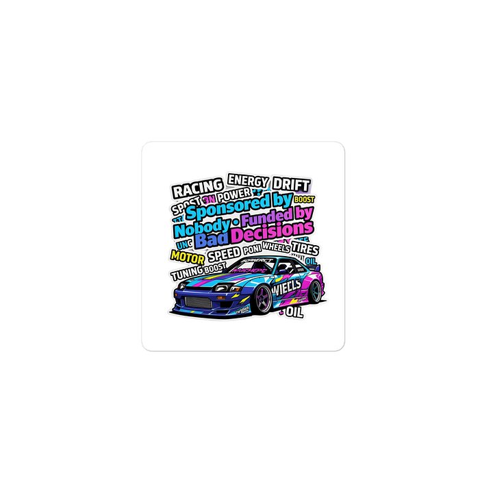 Funded By Bad Decisions Die-Cut Sticker product image (2)
