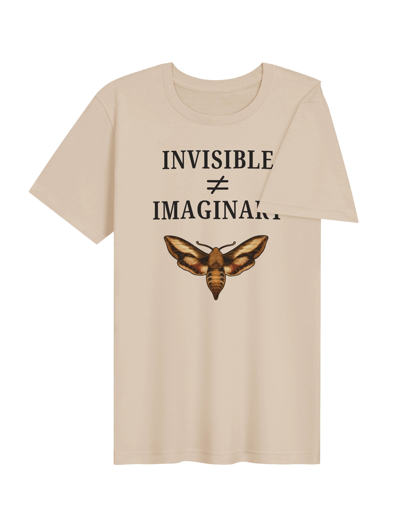 Invisible Illness Shirt | Invisible Not Imaginary Moth Tee product image (4)