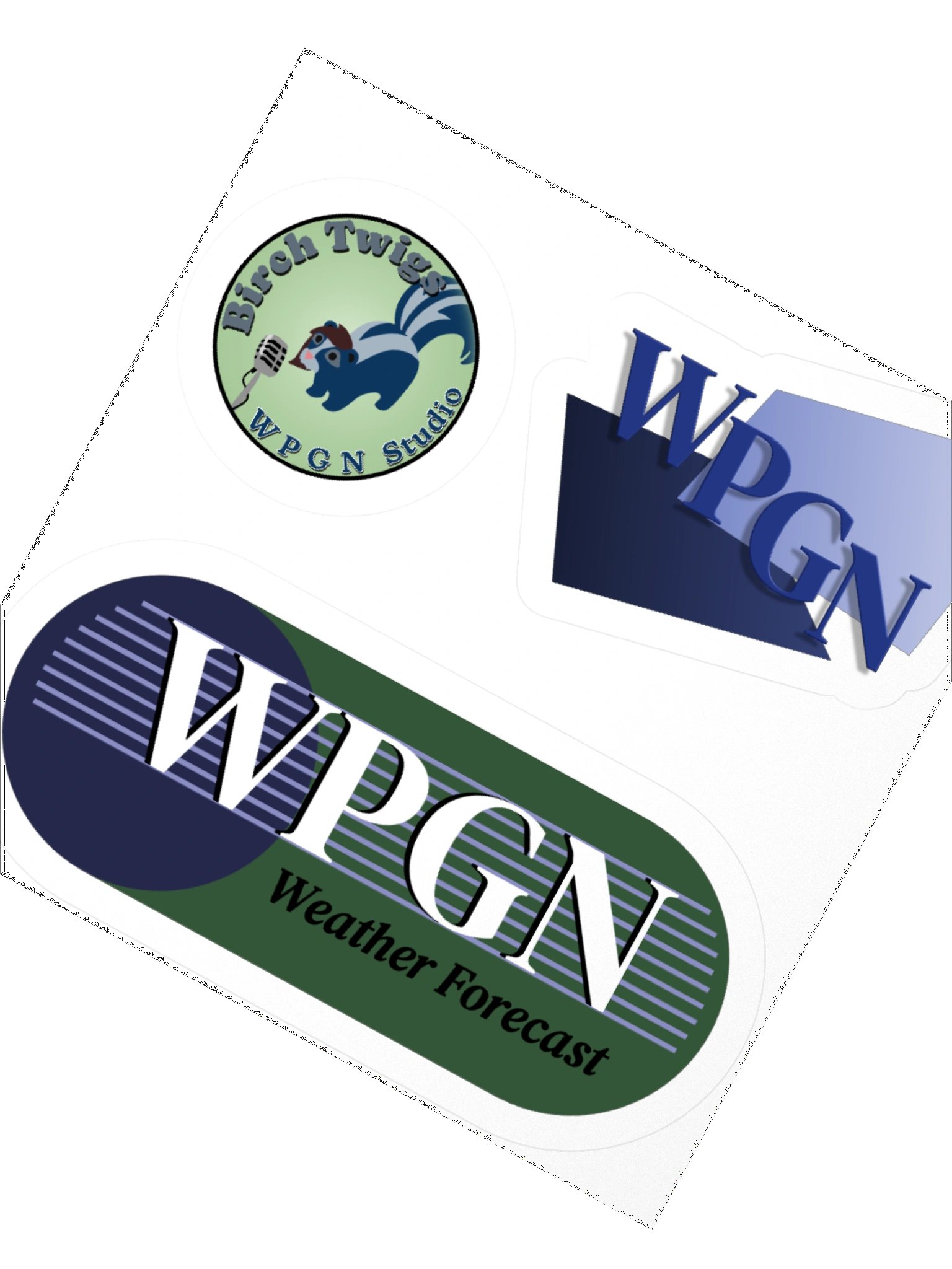 WPGN Logo Kiss Cut Sticker Pack product image (2)