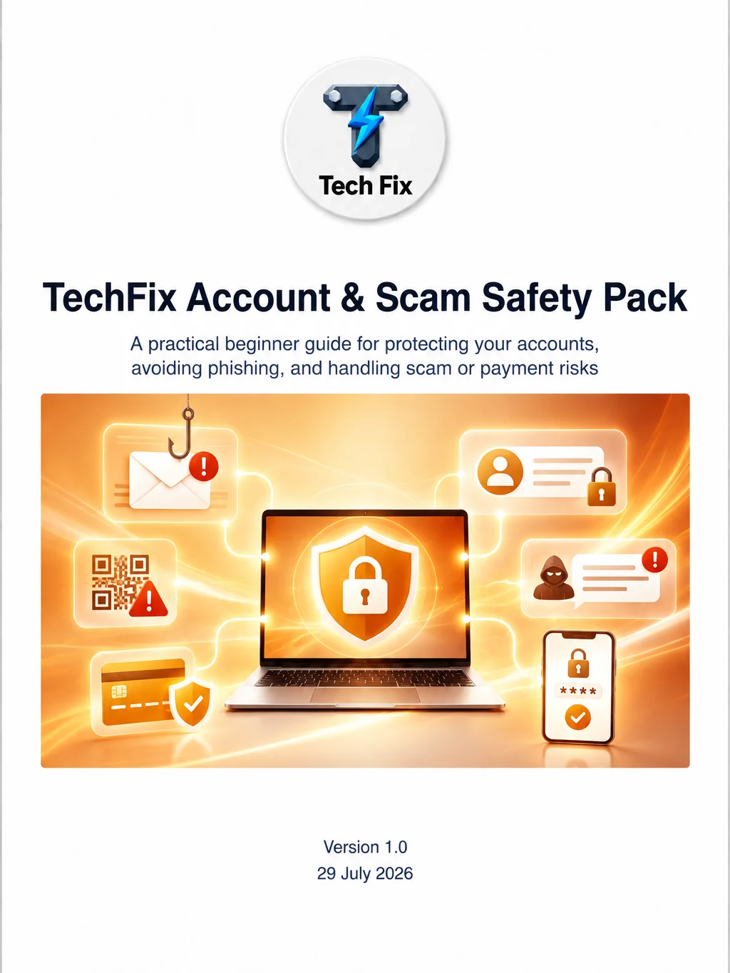 Account & Scam Safety Pack – PDF Guide product image (1)