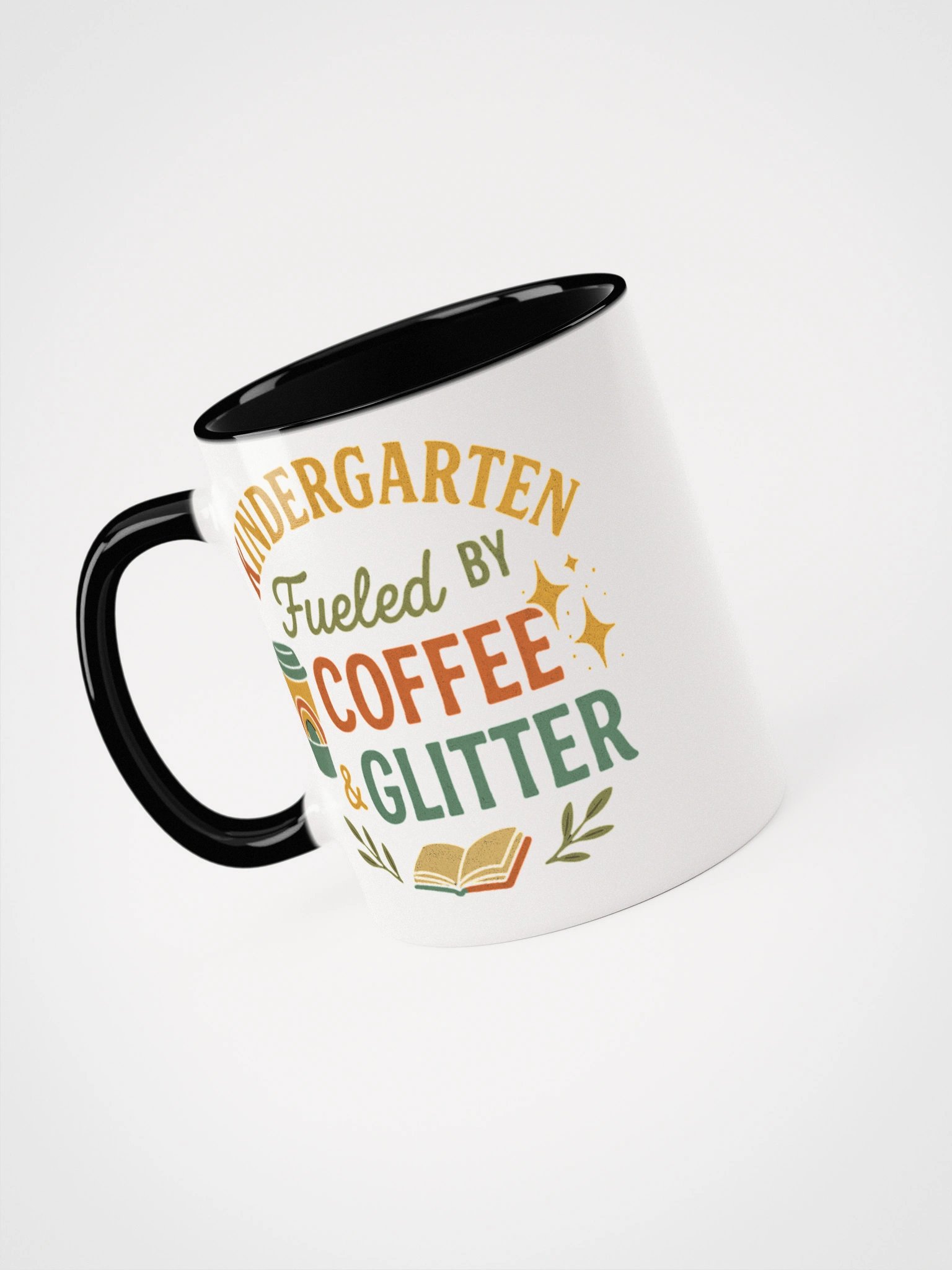Fueled by Coffee & Glitter Mug – Funny Gift for Kindergarten Teachers product image (30)
