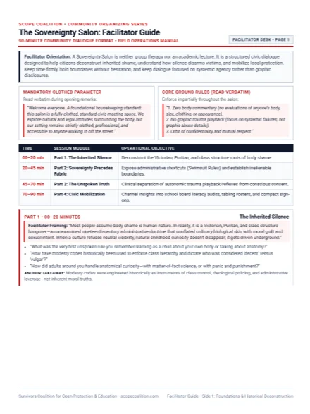 The Sovereignty Salon: Facilitator Guide (Printable PDF Manual) product image (1)