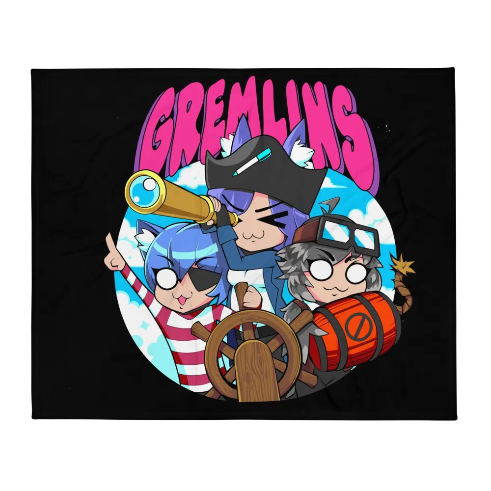 Gremlin Gang Throw Blanket product image (2)