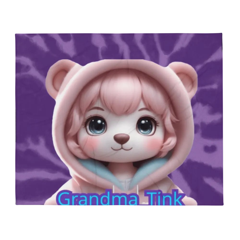 Cyber Bear Hood Throw Blanket product image (2)