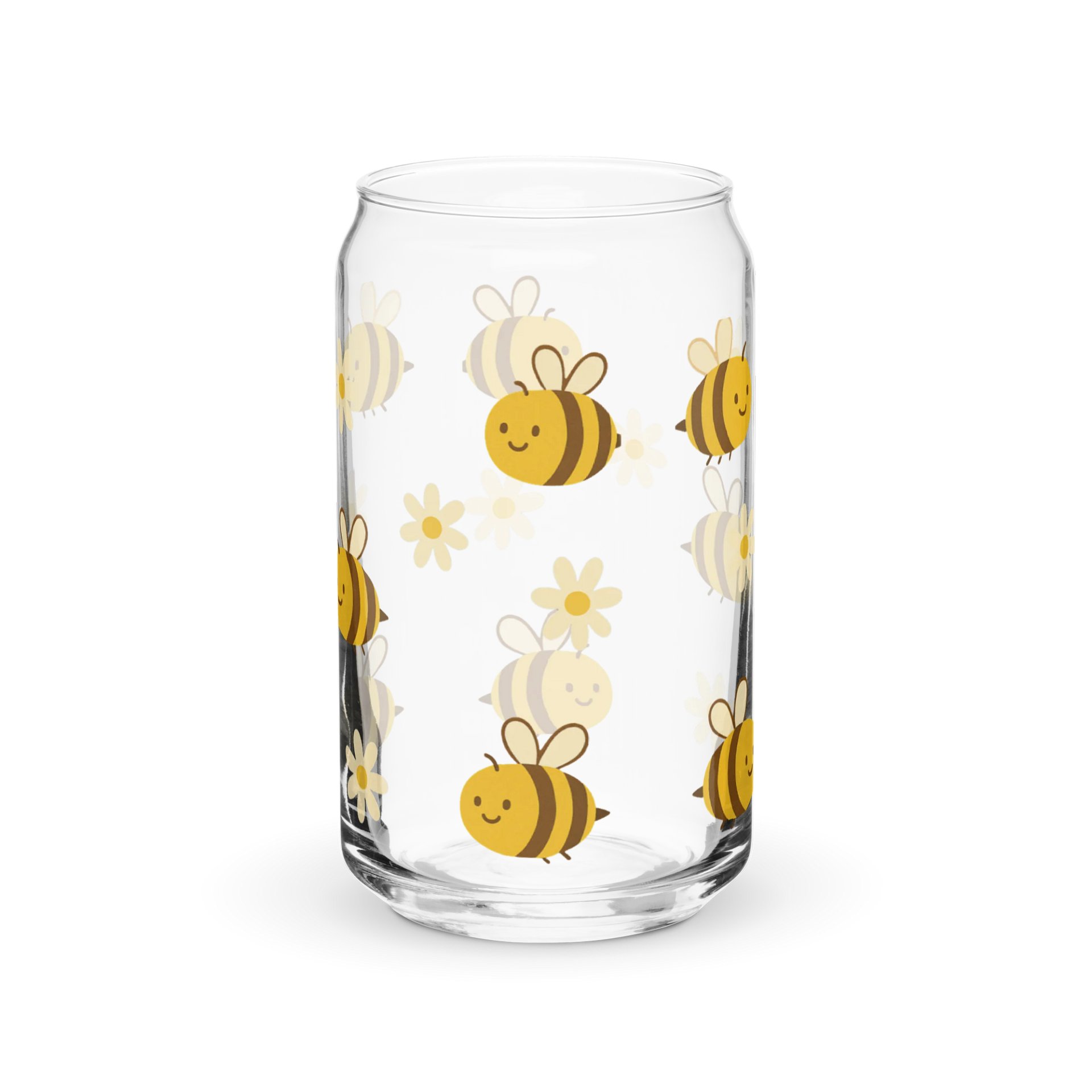 Buzzing Bee Can-Shaped Glass product image (3)