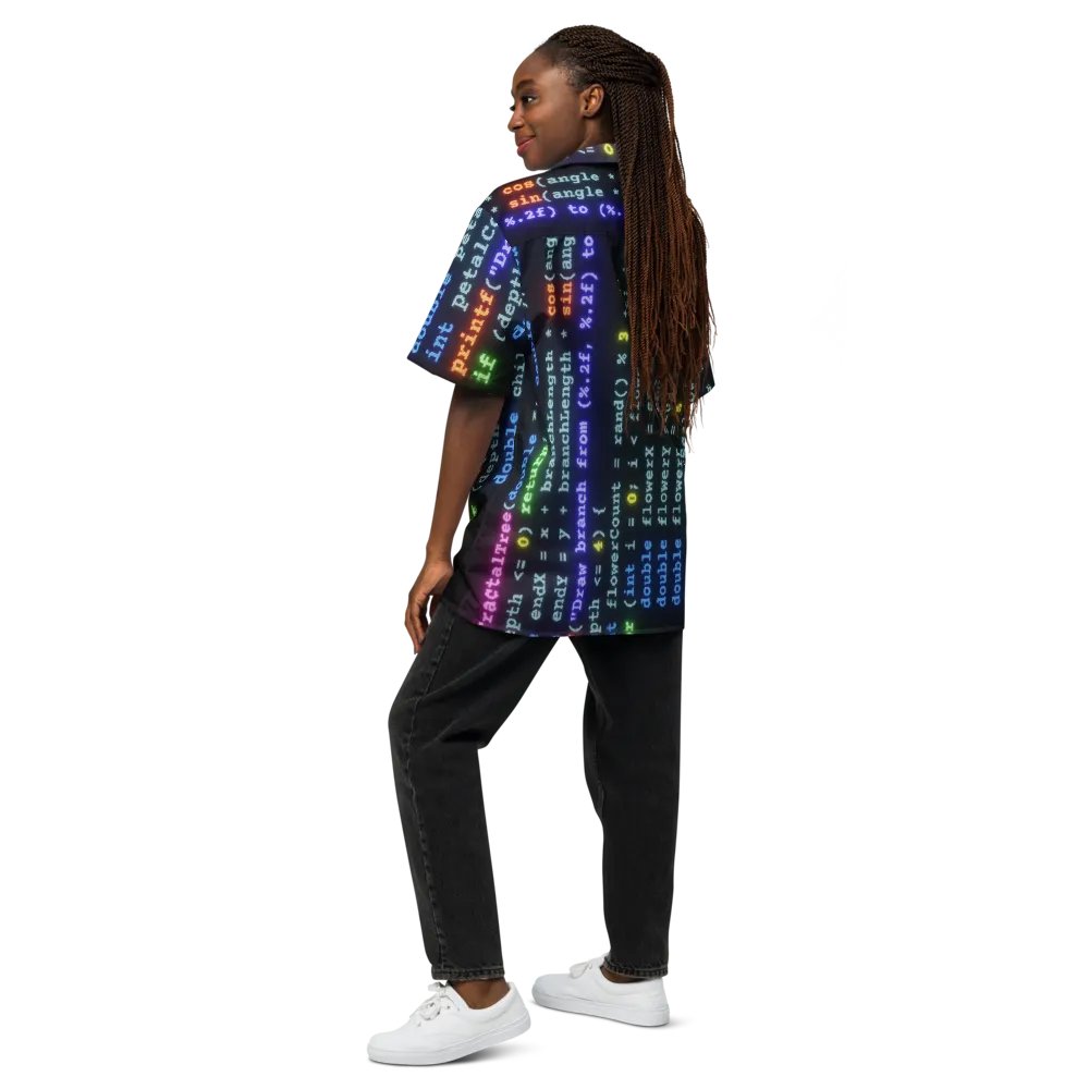 Computer Programming in C (unisex Hawaiian shirt) product image (12)