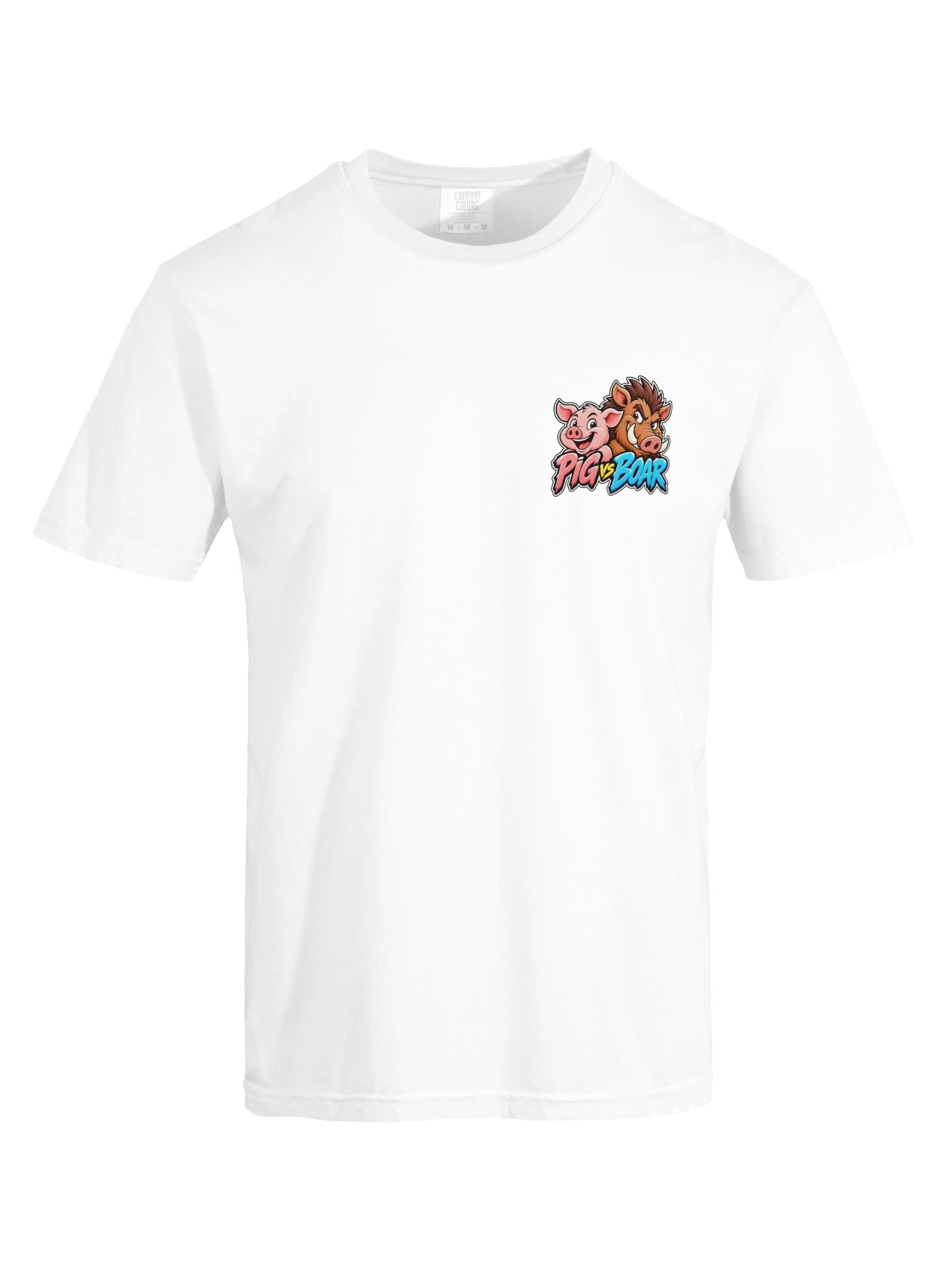 Pig vs Boar Showdown Adult Tee - Color product image (9)
