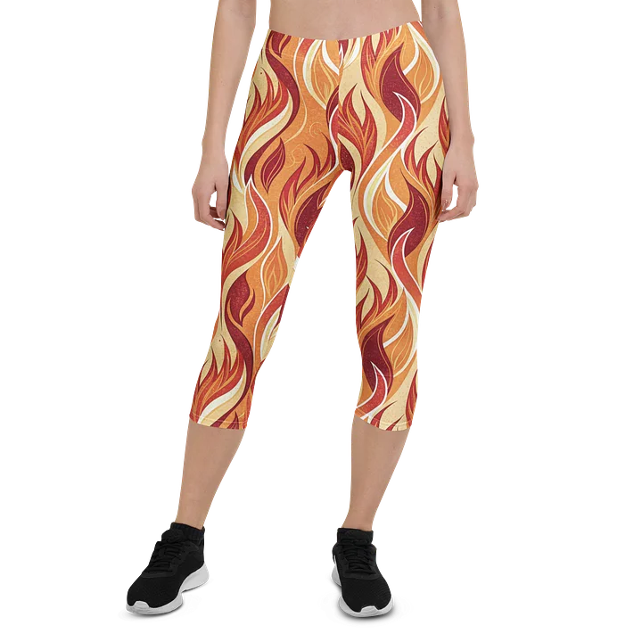Autumn Flame Capri Leggings product image (1)