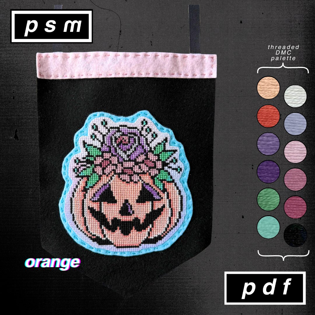 Vintage Pumpkin Bouquet Pattern Set product image (2)