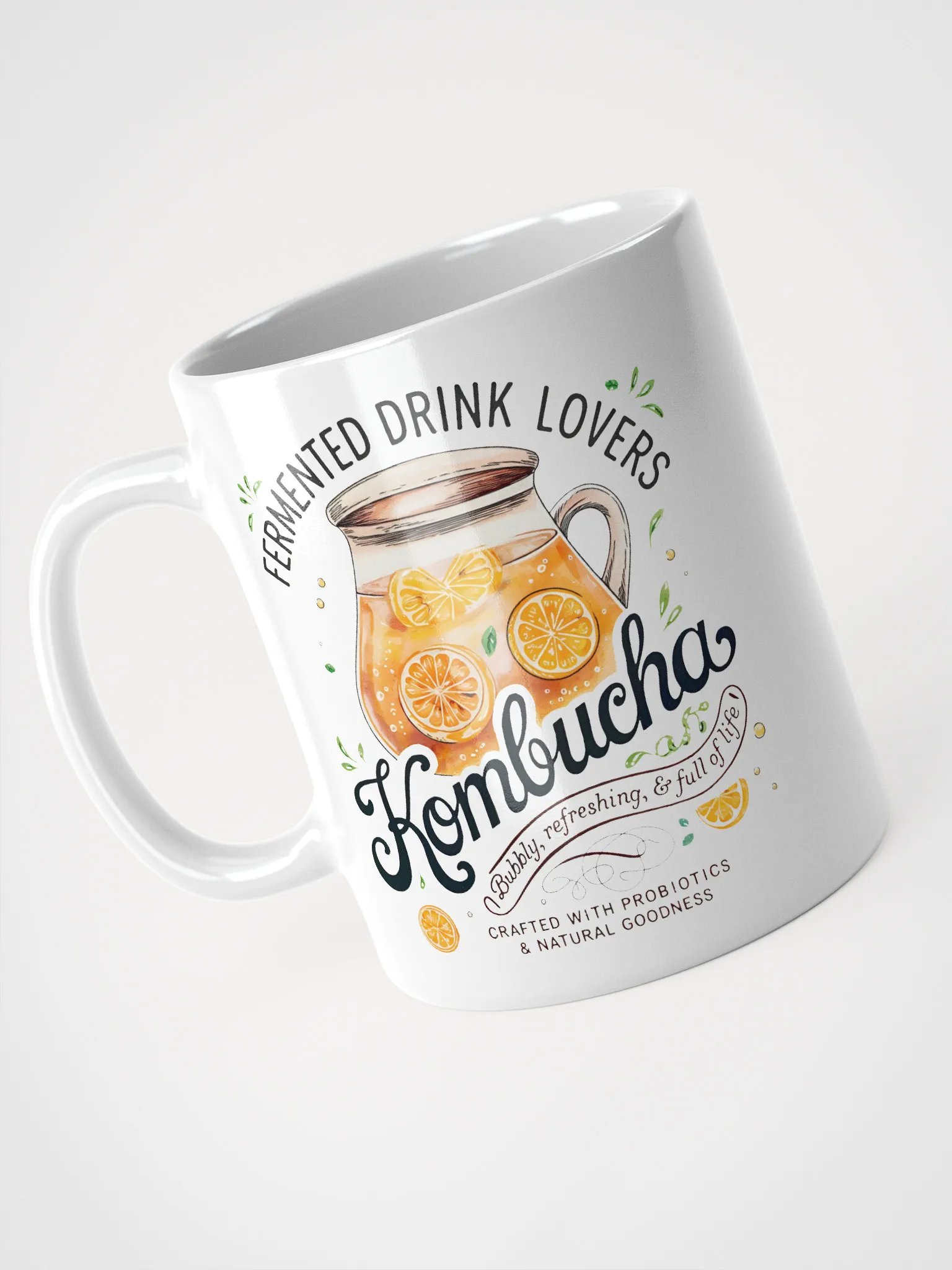Fermented Drink Lovers White Glossy Mug product image (9)