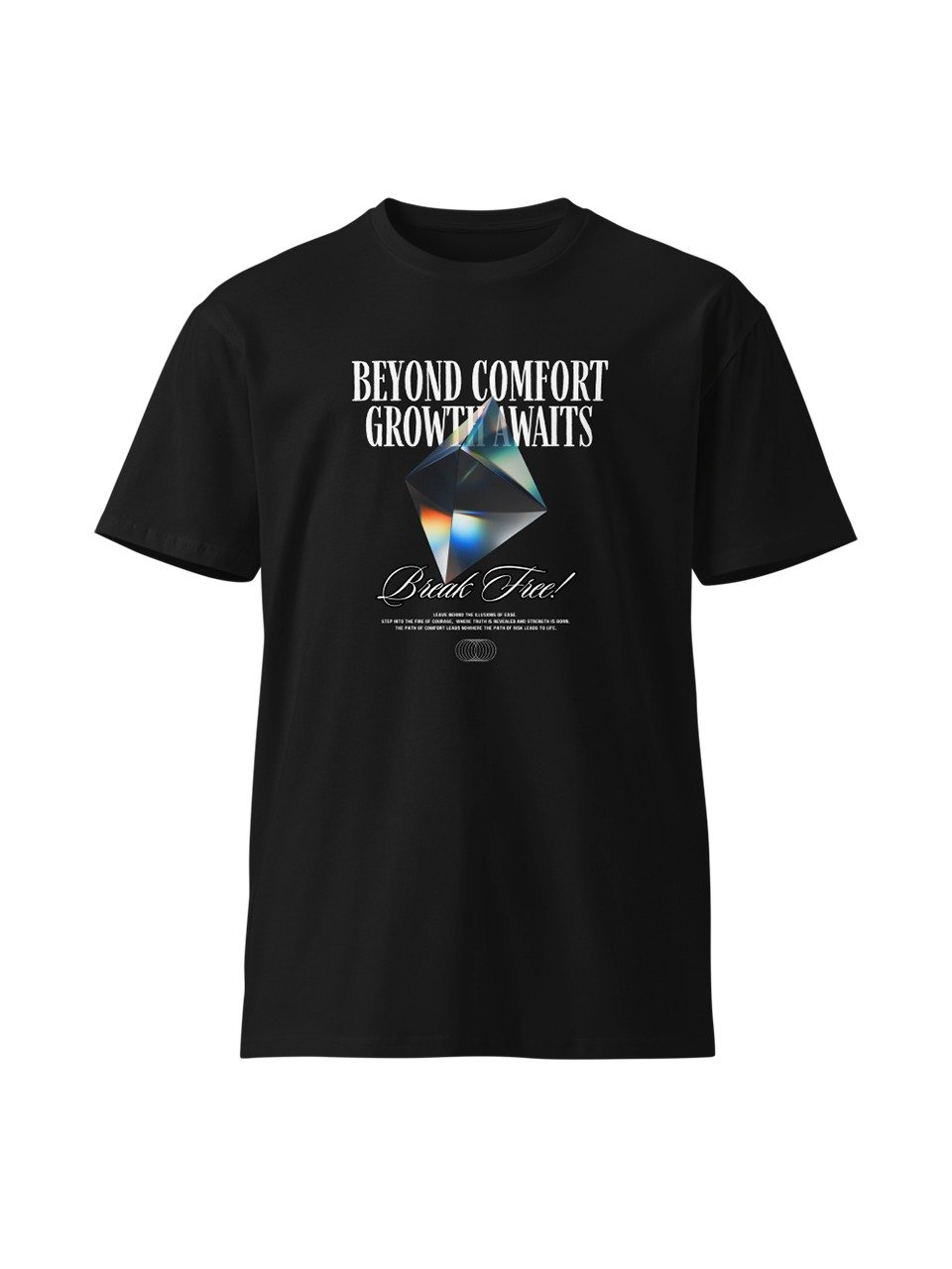 Beyond Comfort Growth Awaits Break Free – AS Colour Premium Cotton T-Shirt product image (7)