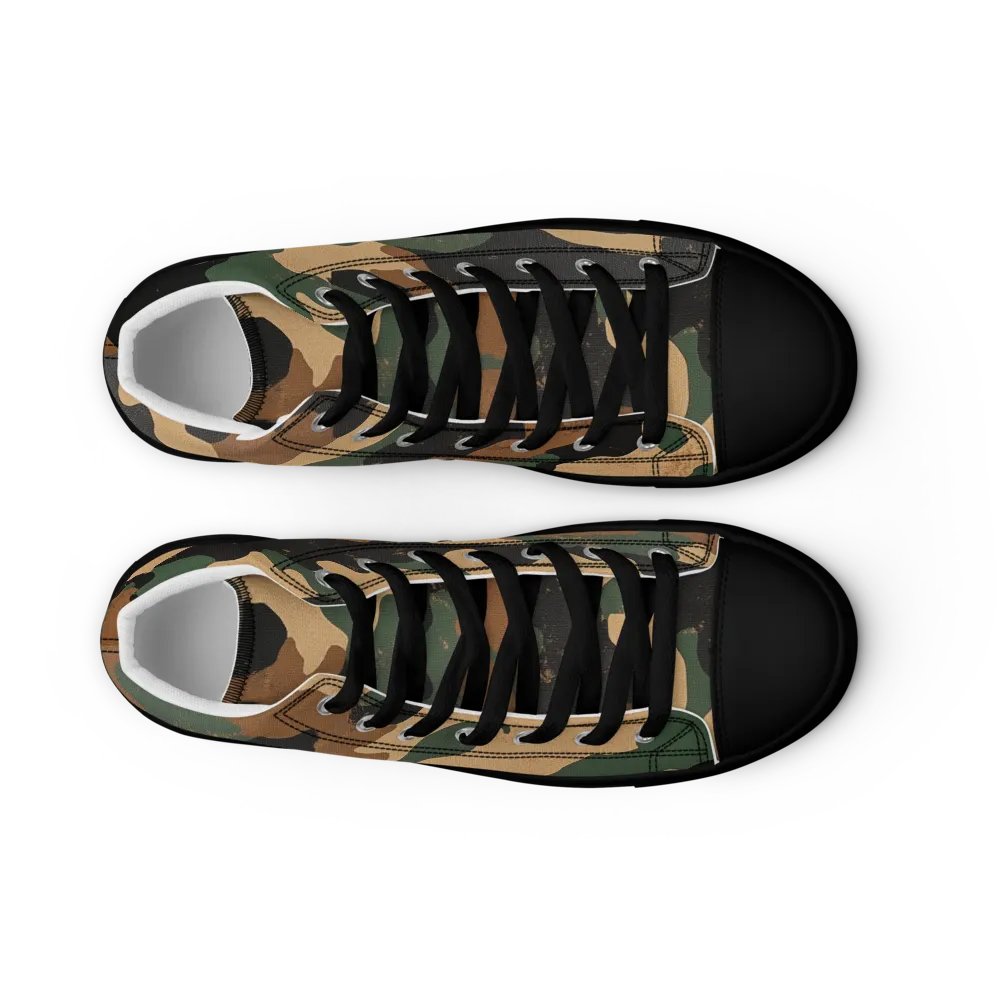 Retro Camo Women's High Tops product image (9)