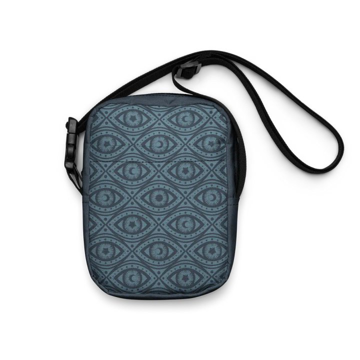 Boho Celestial Eyes Stars & Moons Crossbody Bag product image (2)