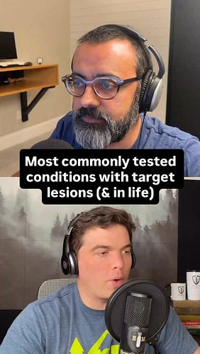 Most commonly tested conditions with target lesions (and real Emergency Medicine life) 

The only EM boards / ITE prep you ca...