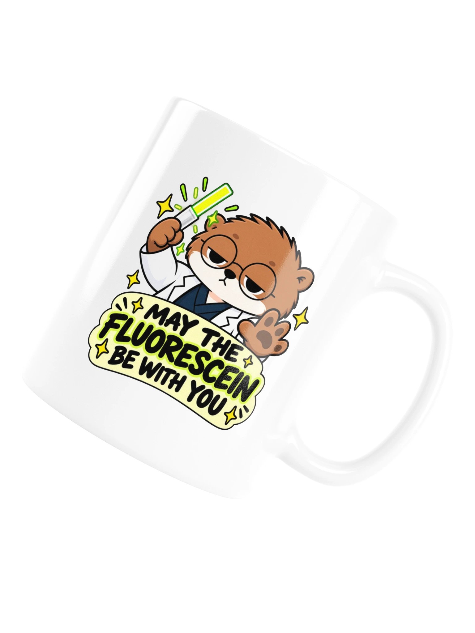 Sleepy Optometrist May the Fluorescein Be With You Mug product image (6)