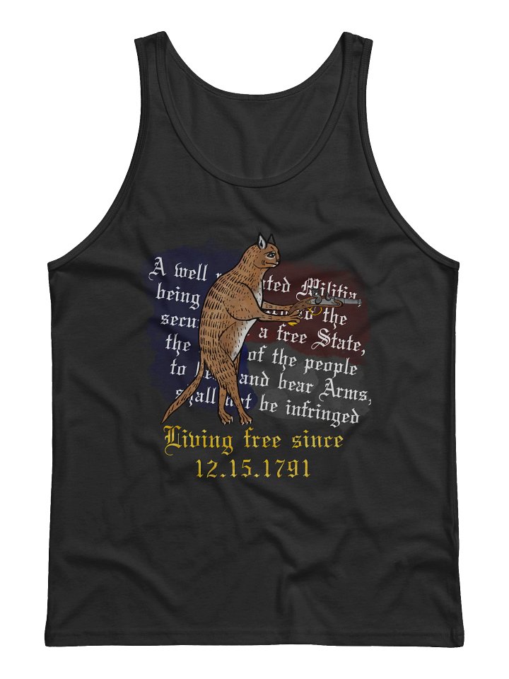 Living Free Since 12.15.1791 | Tank Top product image (1)