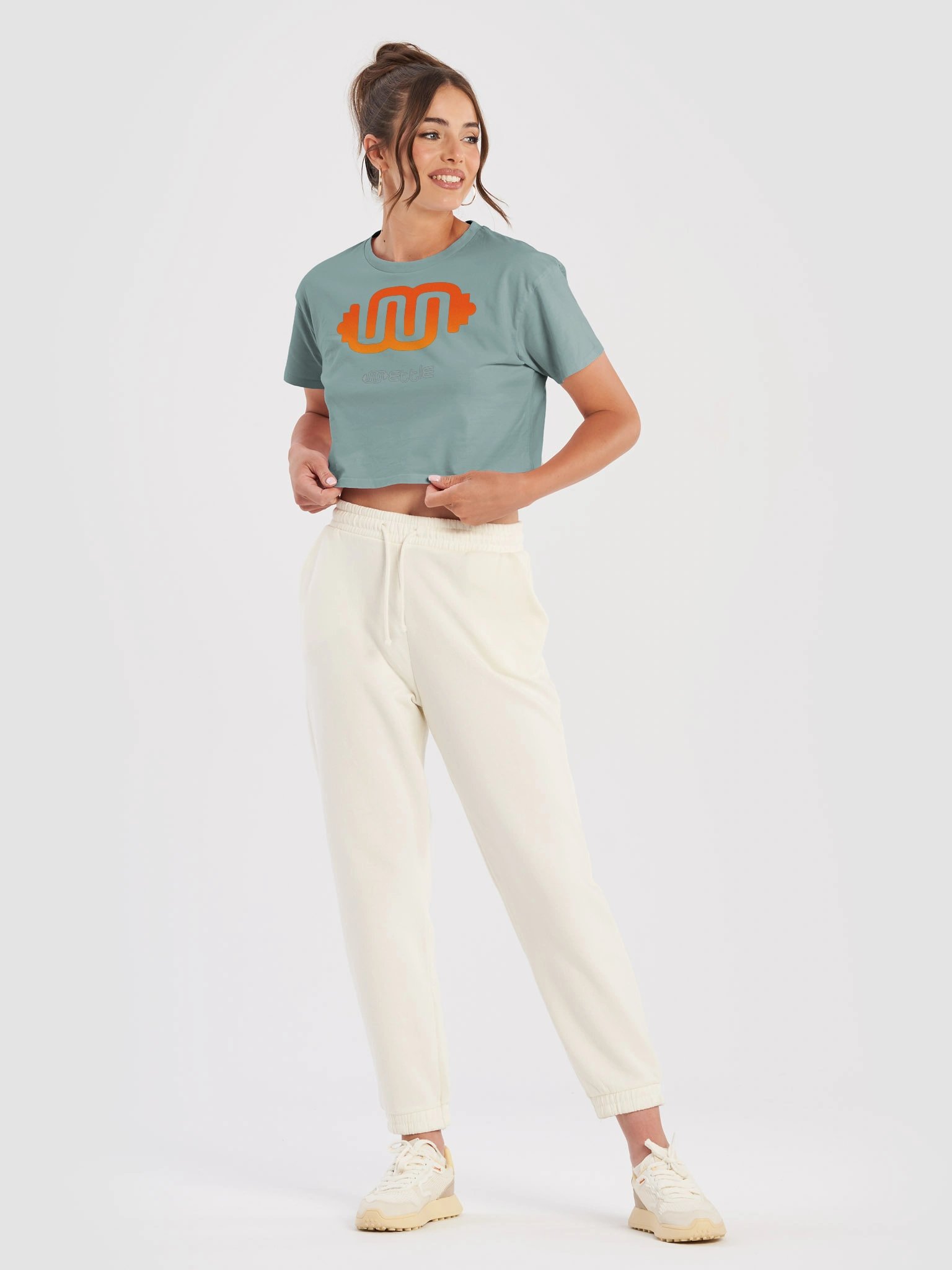 Mettle Ladies Crop Tee Logo product image (3)