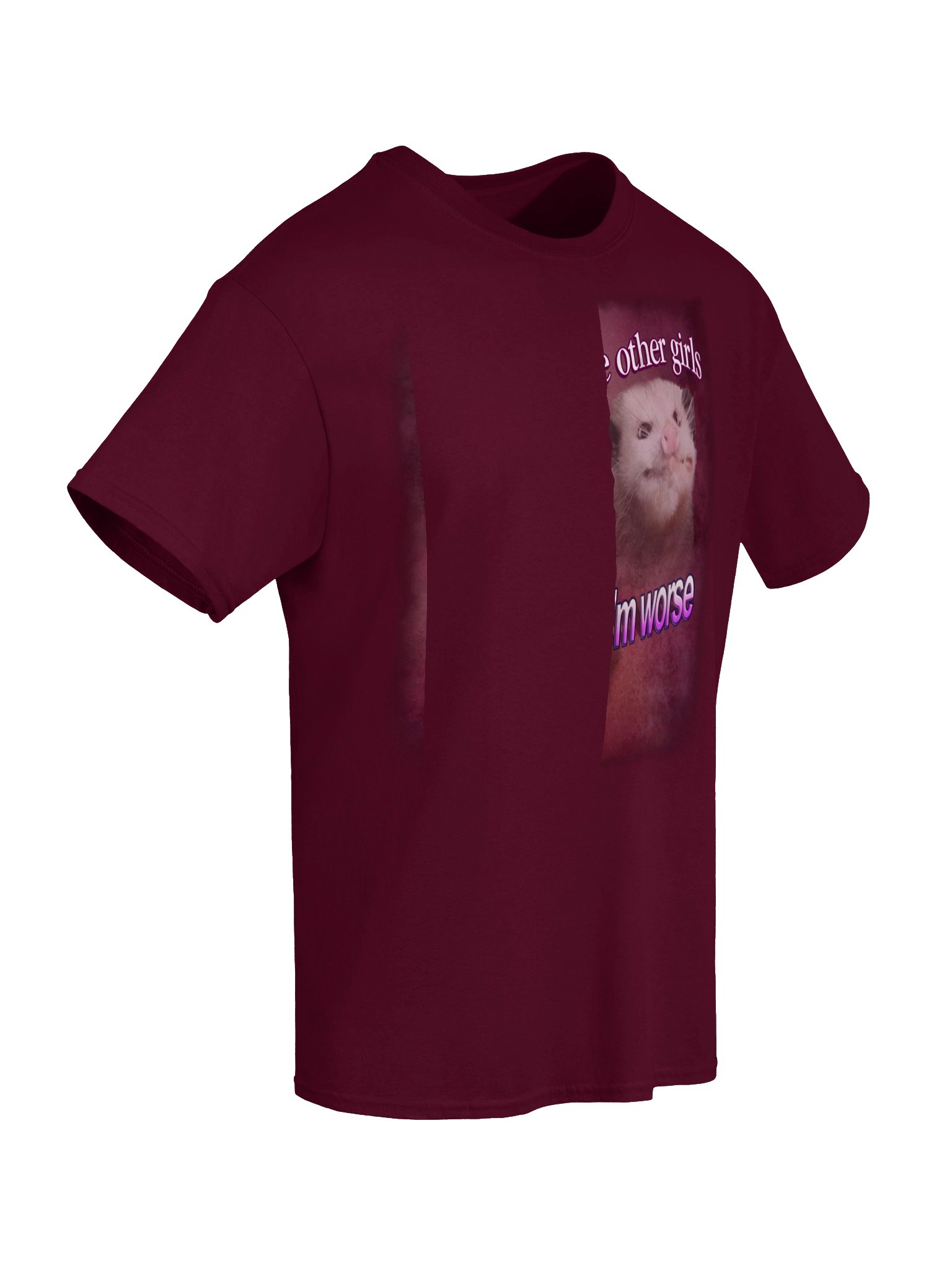 I'm not like other girls, I'm worse possum T-shirt product image (36)