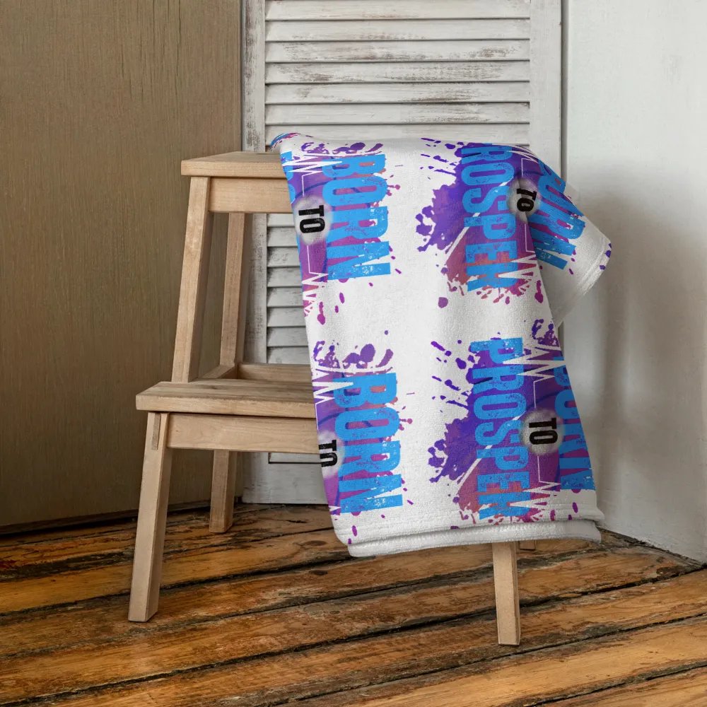 Born to Prosper Explosion His Silhouette Towel product image (4)