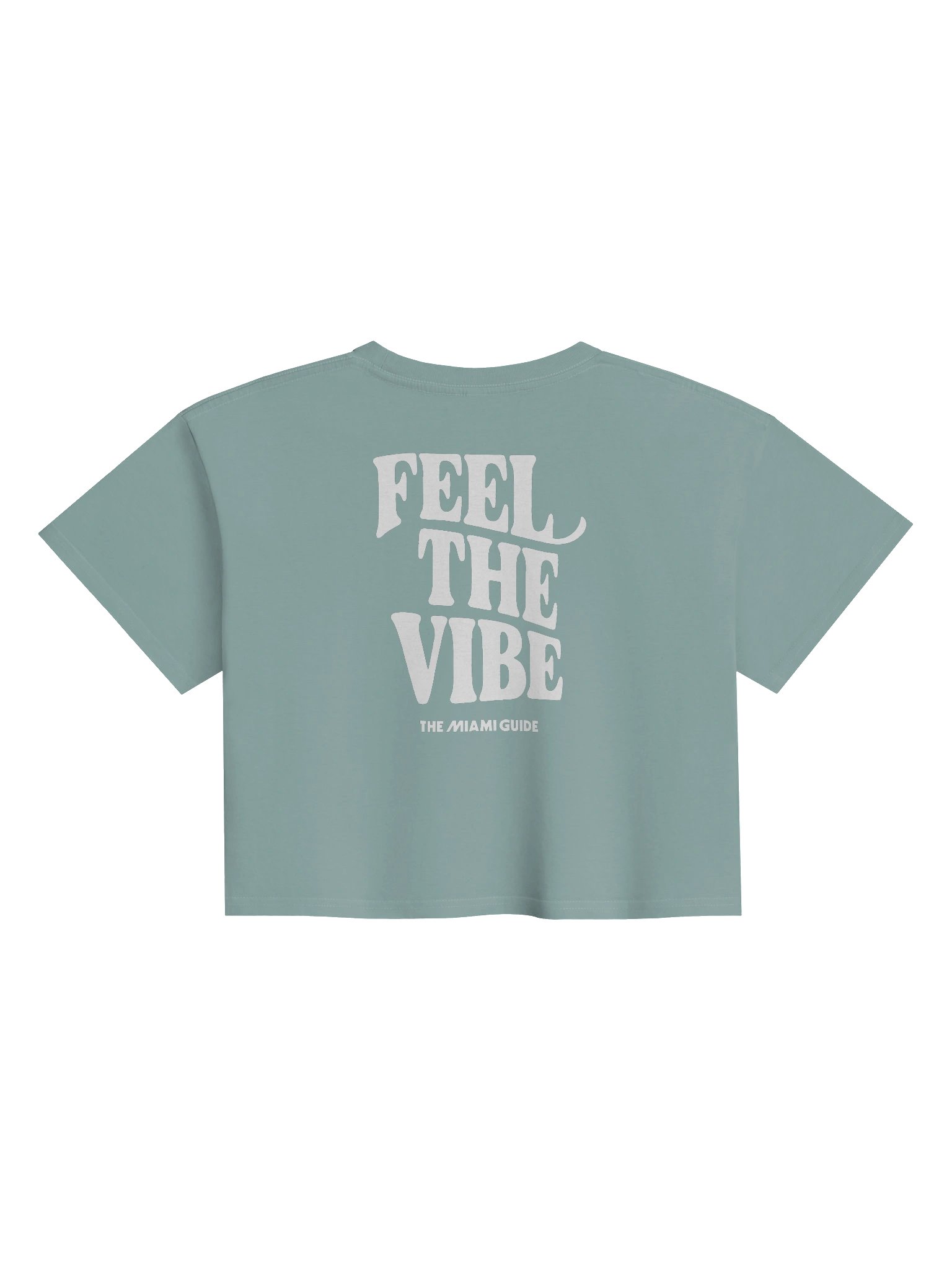 The Miami Guide "Feel The Vibe" Women's Crop Top product image (5)