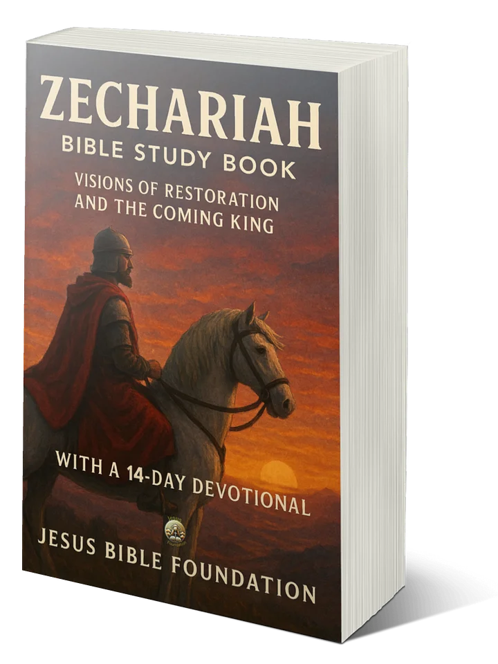 Zechariah Bible Study Book: Visions of Restoration and the Coming King With A 14 Days Devotional product image (1)