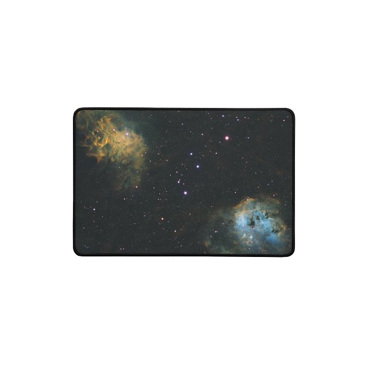 Flaming Star and Tadpole Desk Mat product image (1)
