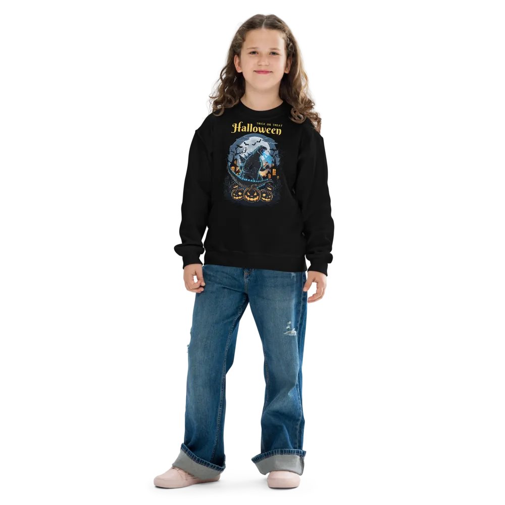 Spooky Dino Delight Kids' Halloween Hoodie product image (7)