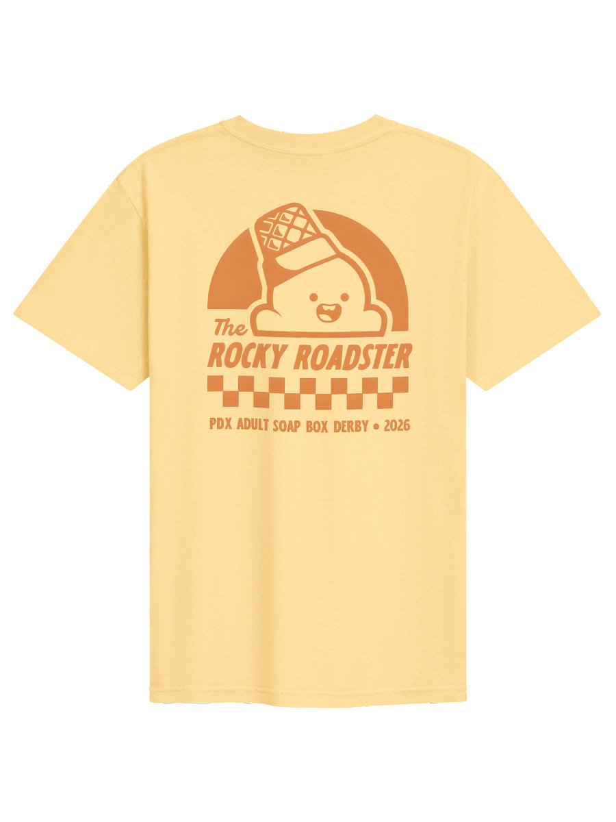 Squinty Orange Logo front, vertical back. product image (2)
