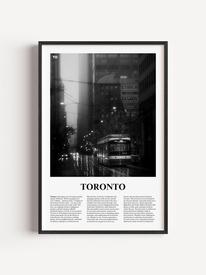 Toronto 06 Newspaper Poster product image (1)