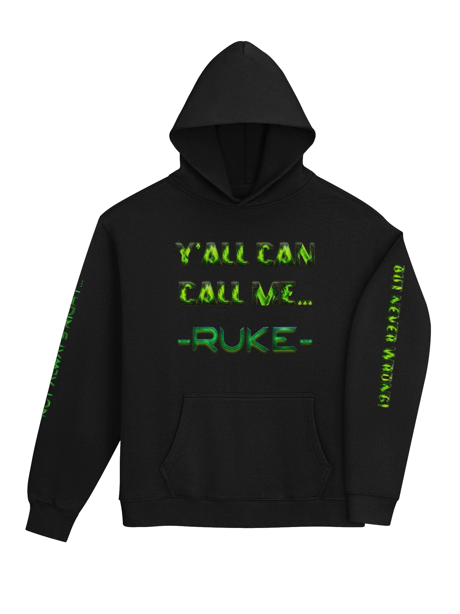 Y'All Can Call Me Ruke - Never Wrong - Logo Hoodie product image (4)
