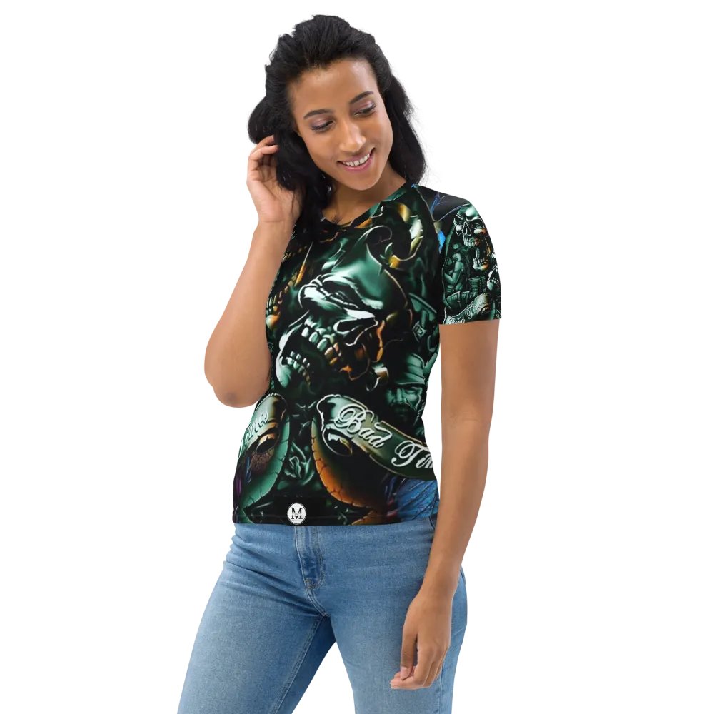 LowRider Smile Now Cry Later Women's Crew Neck T-Shirt product image (11)