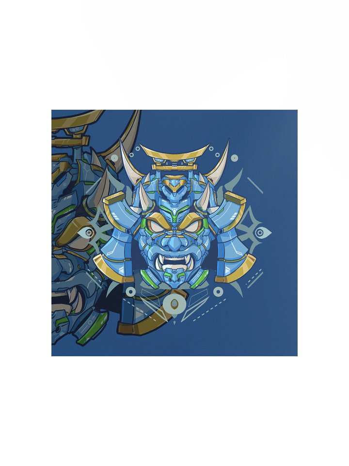 Samurai Mech Mask Poster product image (1)