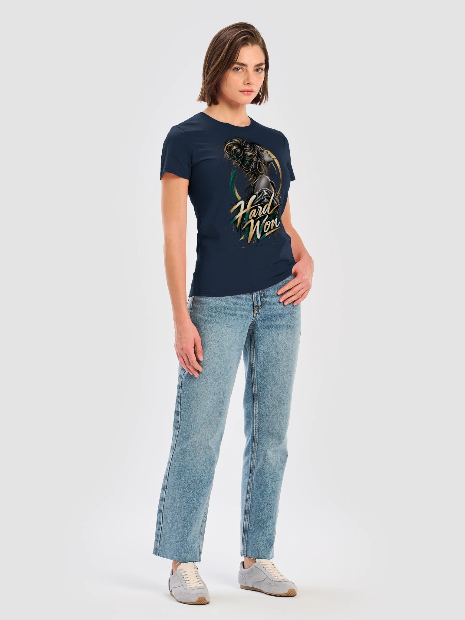 Hard Won: Golden Resolve Women's T-Shirt product image (7)