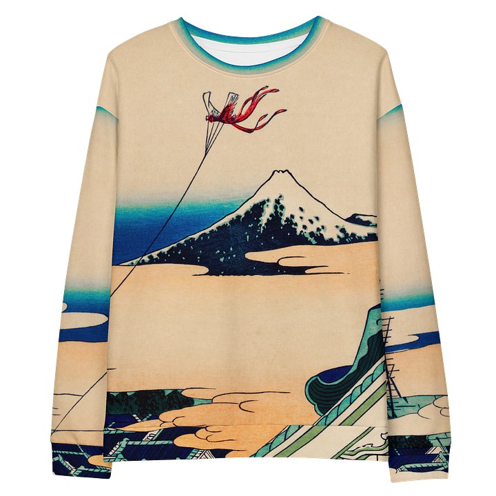 Honganji at Asakusa All-Over Print Unisex Cotton Sweatshirt product image (1)