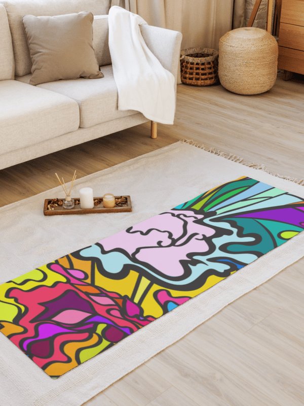 Vibrant Harmony Yoga Mat - Wave at Sunset product image (2)