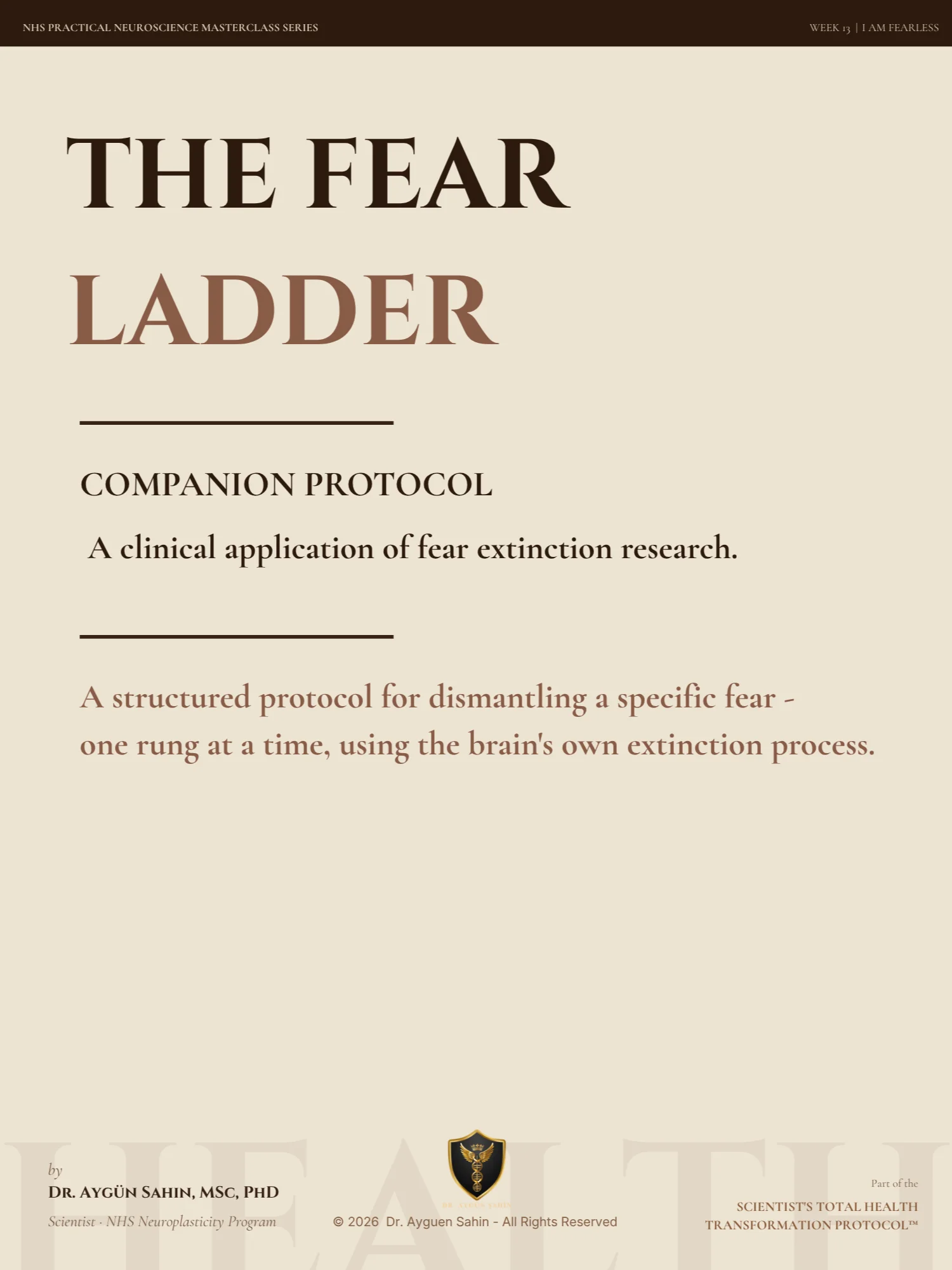 FEAR LADDER PROTOCOL product image (1)