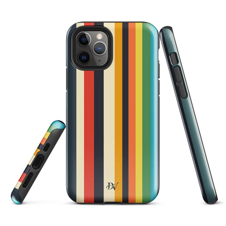 Stripes of Autism iPhone Case product image (1)