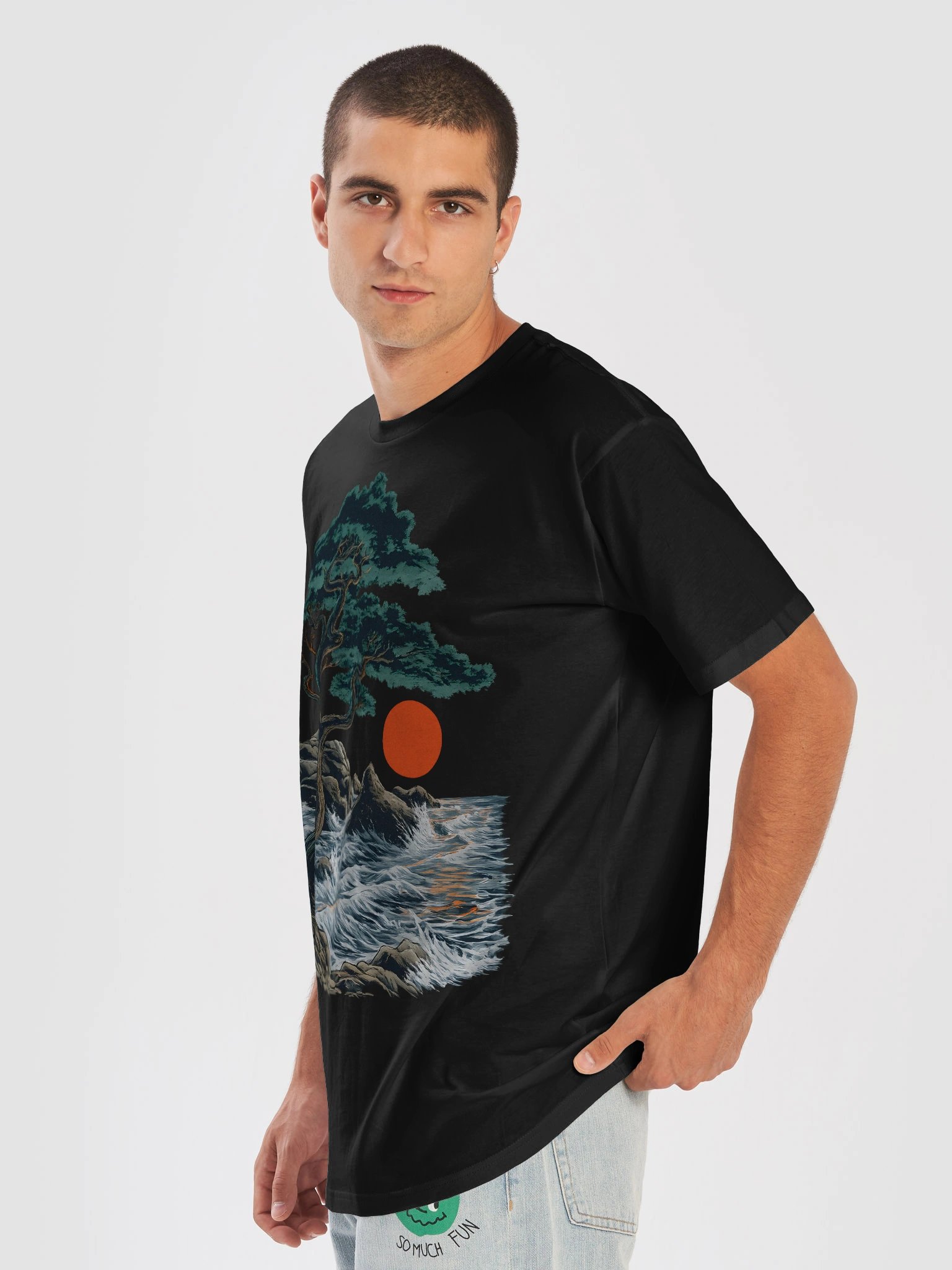 Japanese Sunset Tree TShirt product image (5)