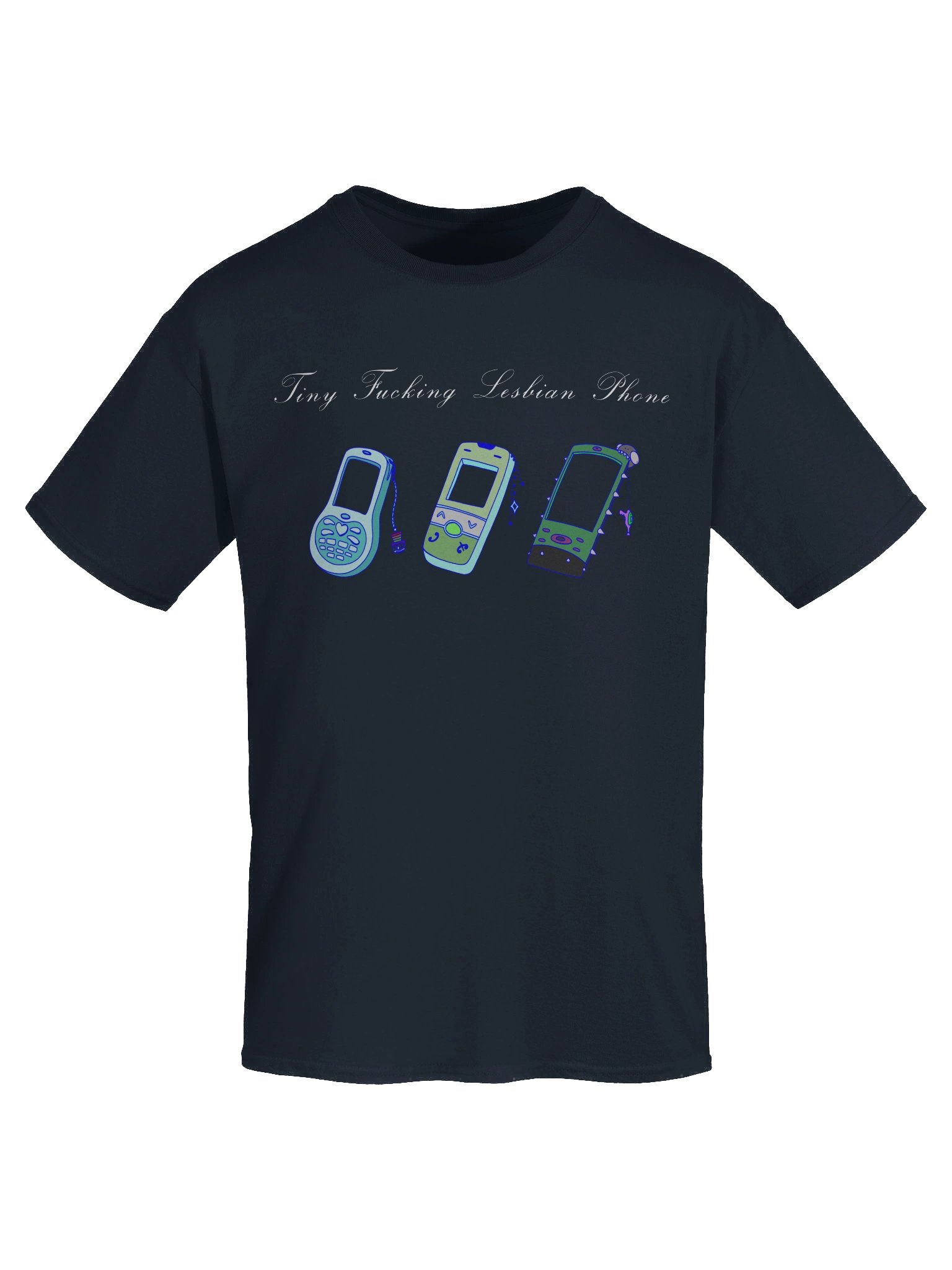 Tiny Lesbian Phone Tee product image (60)