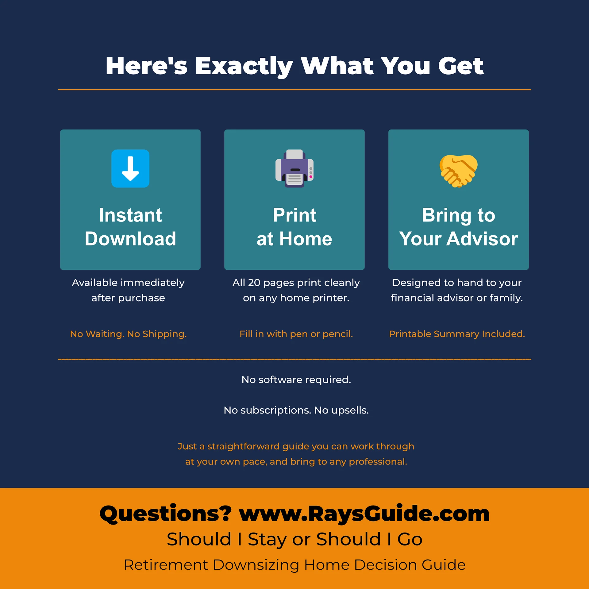 Should I Stay or Should I Go - Retirement Home Decision Guide product image (5)