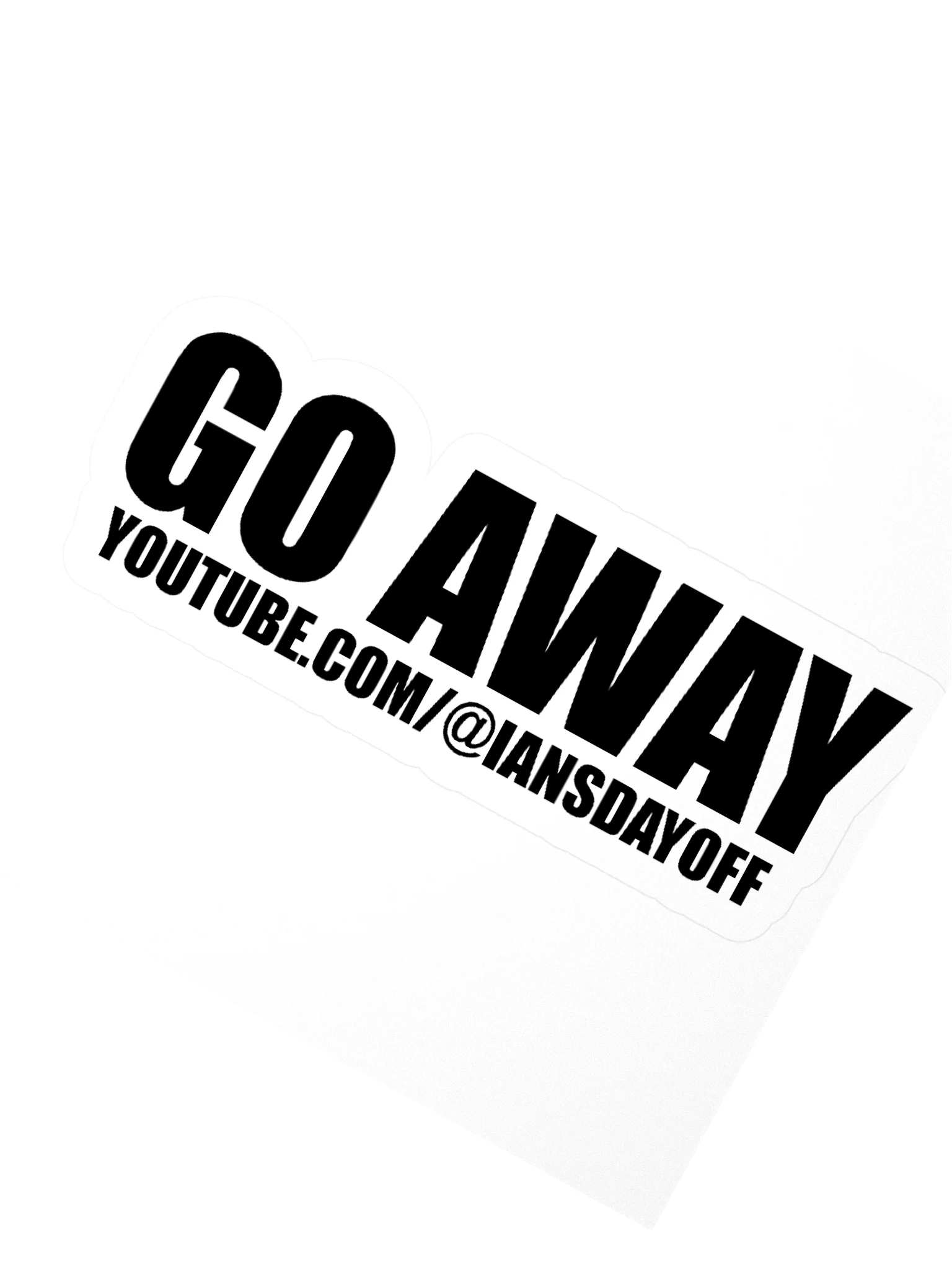 Go Away Sticker product image (3)