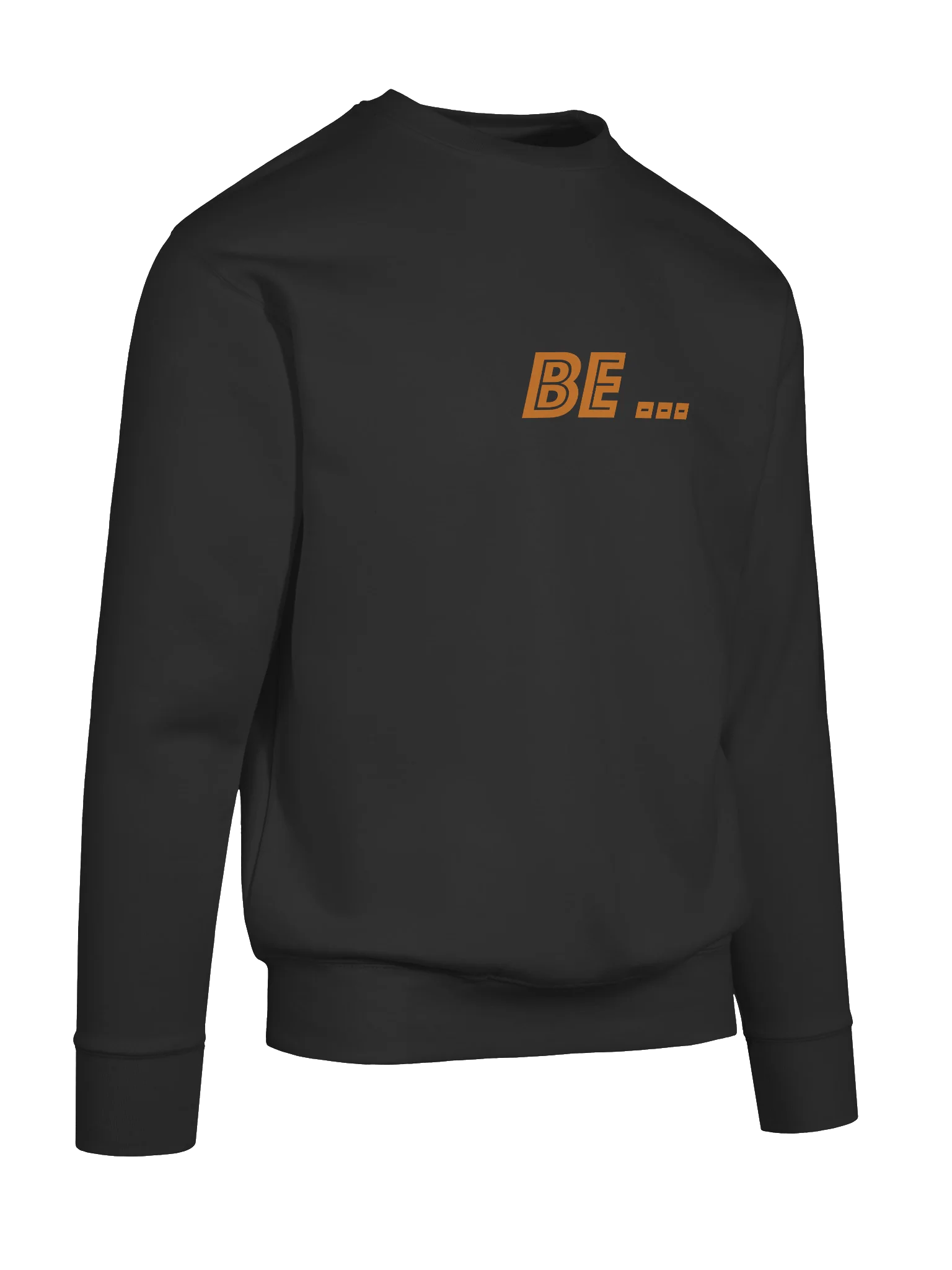 Bold Orange Letter Printed Premium Sweatshirt product image (46)