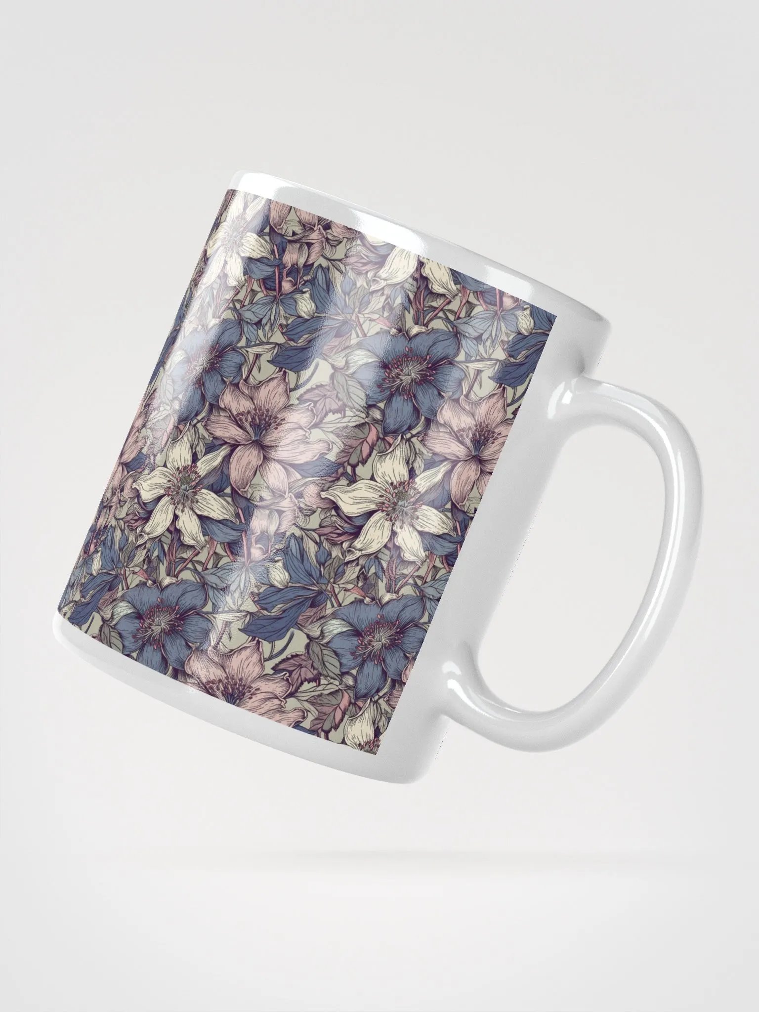 Charming Clematis Flower Mug product image (3)