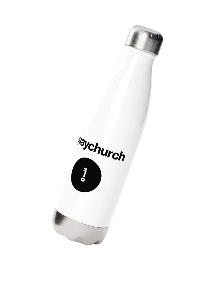 quaychurch steel water bottle product image (2)