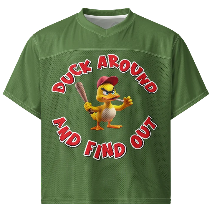 Green DUCK around and find out jersey product image (1)