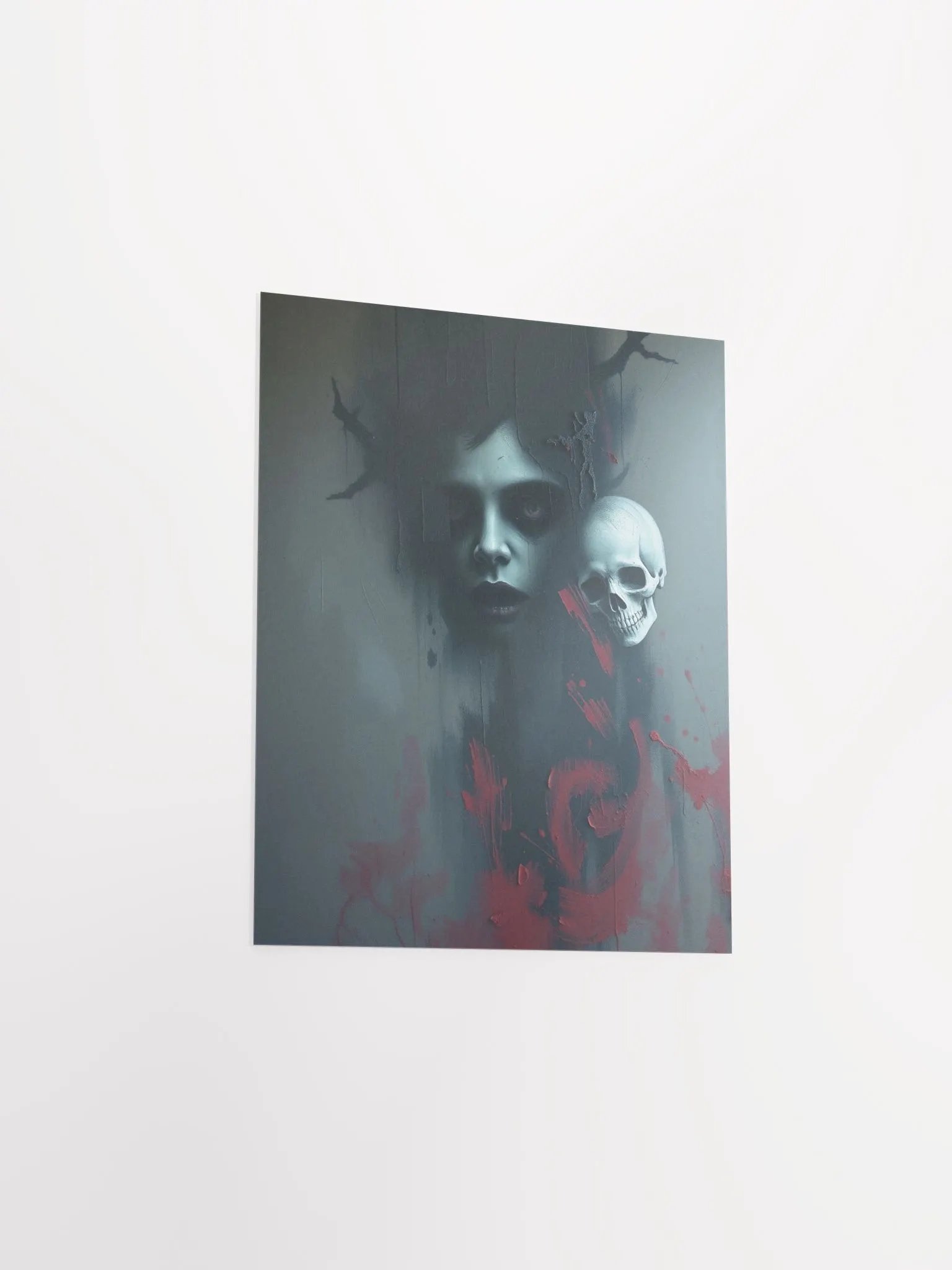 Face and Skull Matte Poster product image (16)