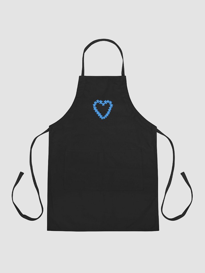 Forget-Me-Not Heart Embroidered Apron product image (1)