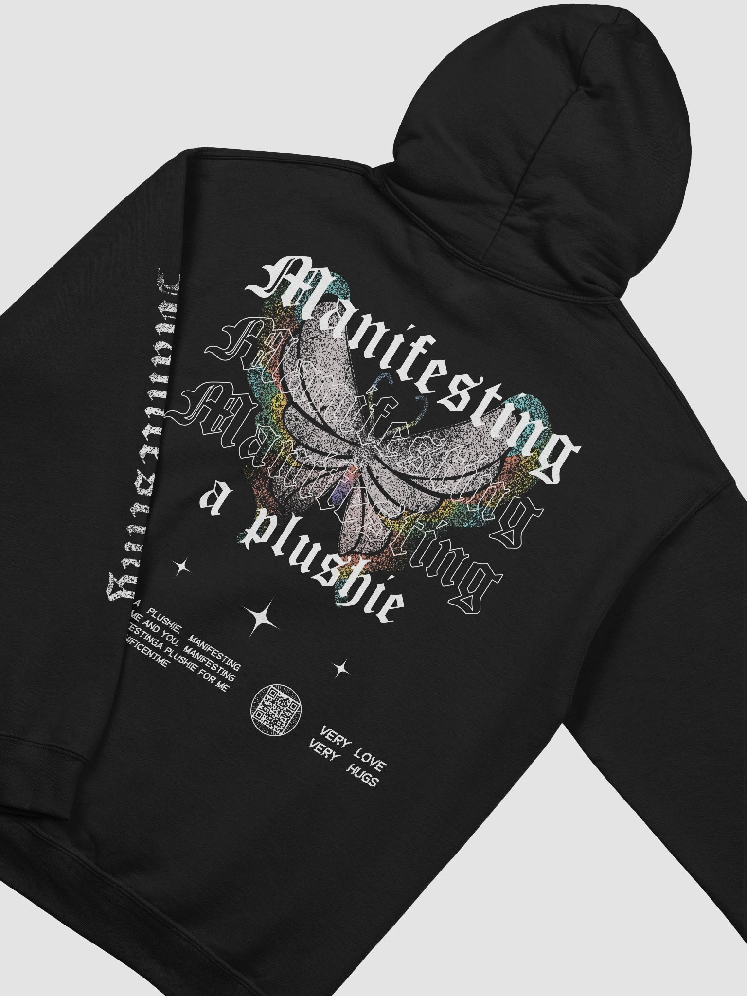Manifesting a Plushie Pullover Hoodie - Grunge Butterfly Edition product image (24)