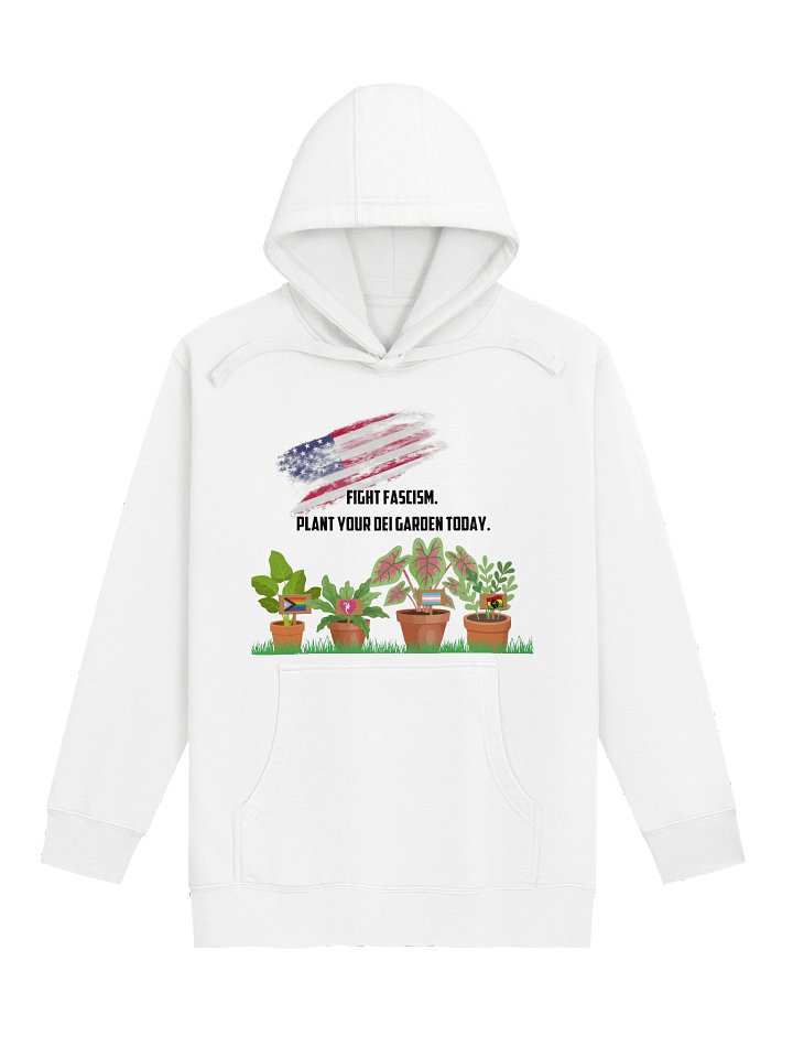 Fight Fascism DEI Garden Hoodie product image (1)