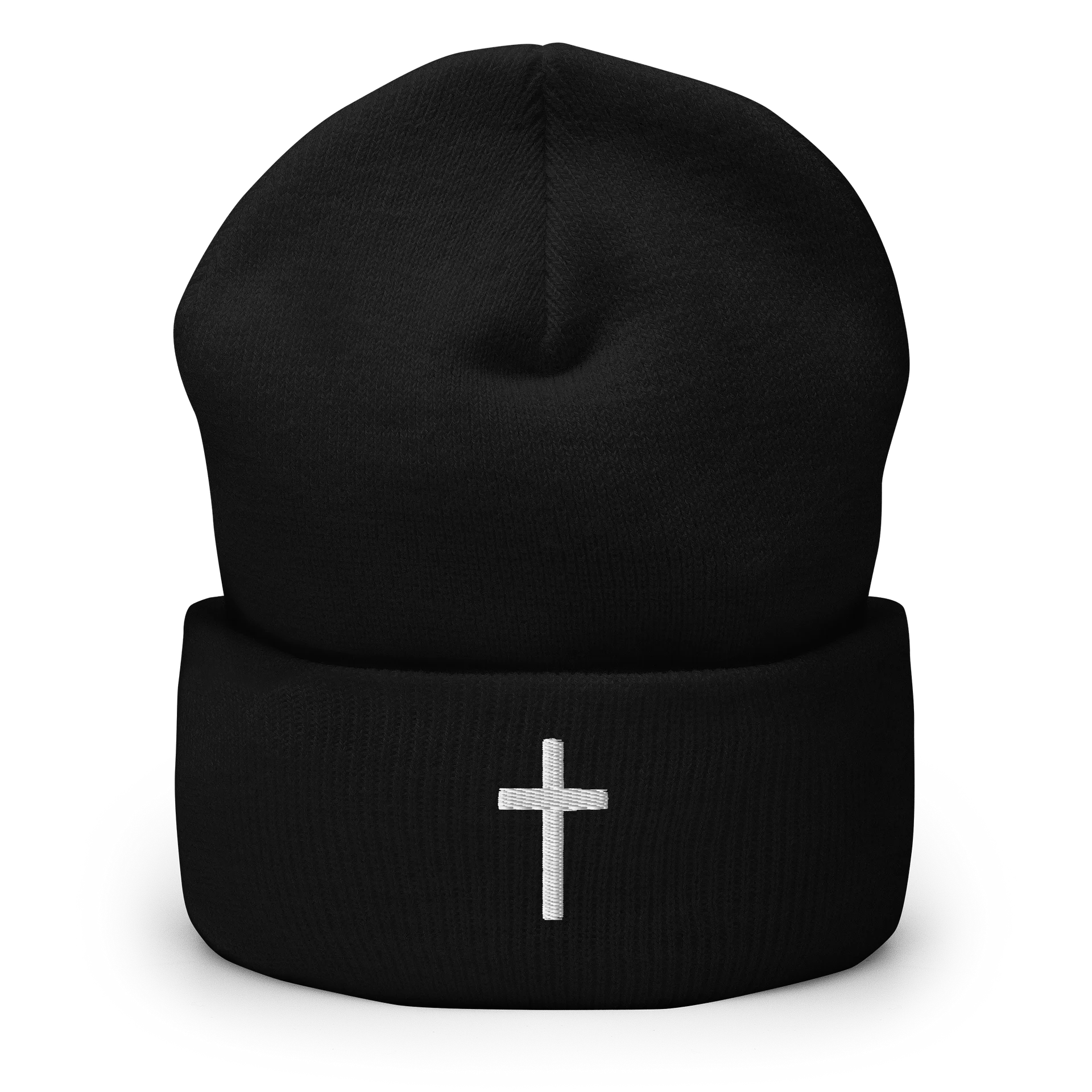 White Cross beanie product image (1)